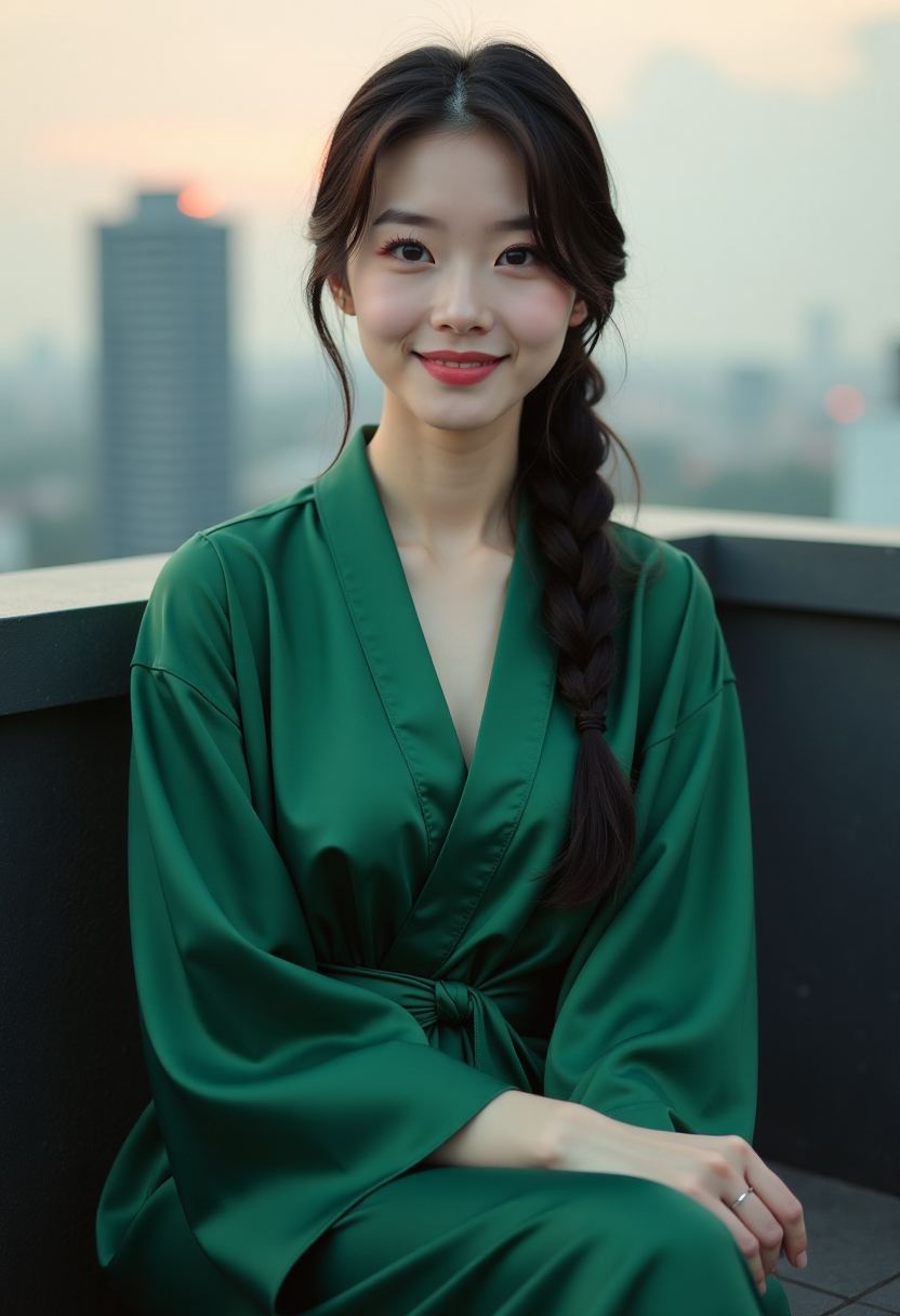 她从毕业后来